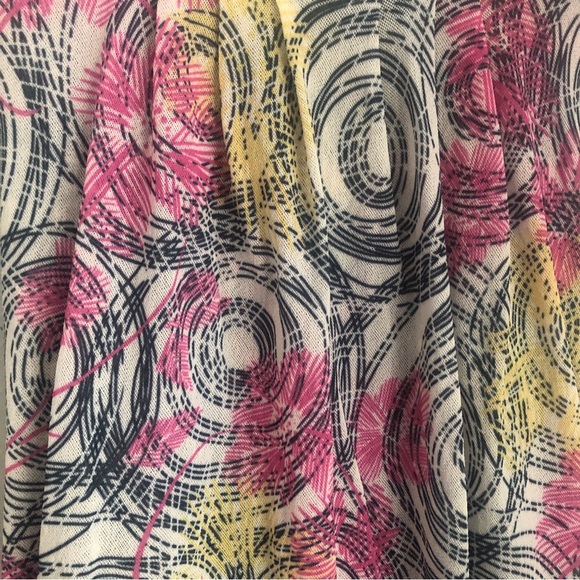 Sweet Pea By Staci Frati Nylon Stretch Halter Back Tie Wide Waist Top T11 - Picture 3 of 5